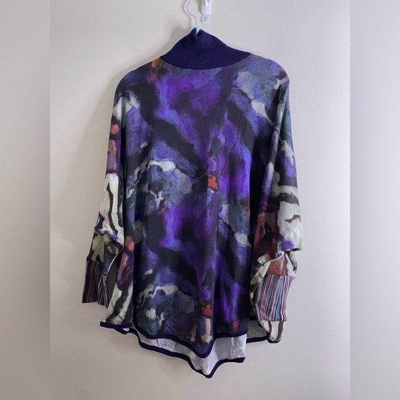 new Anthropologie Kavita Poncho Sweater - Picture 5 of 7